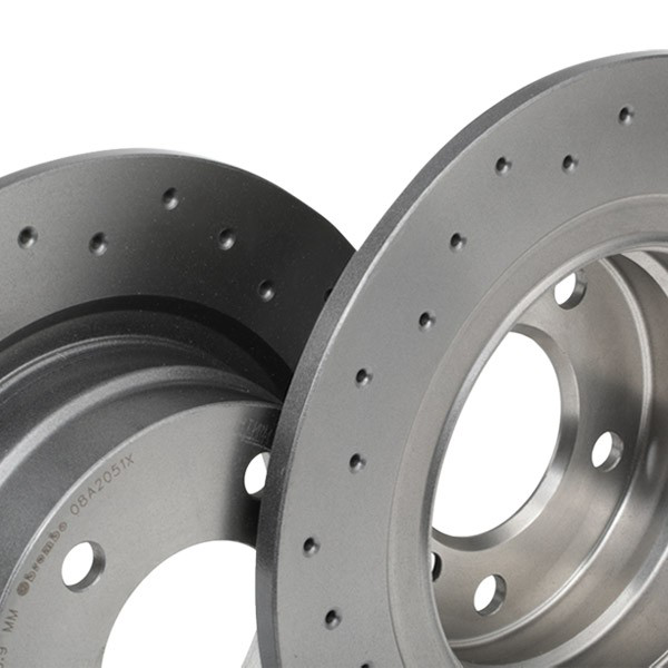 Disco de freno trasero Brembo 08A2051X precio, desde 30,56 EUR