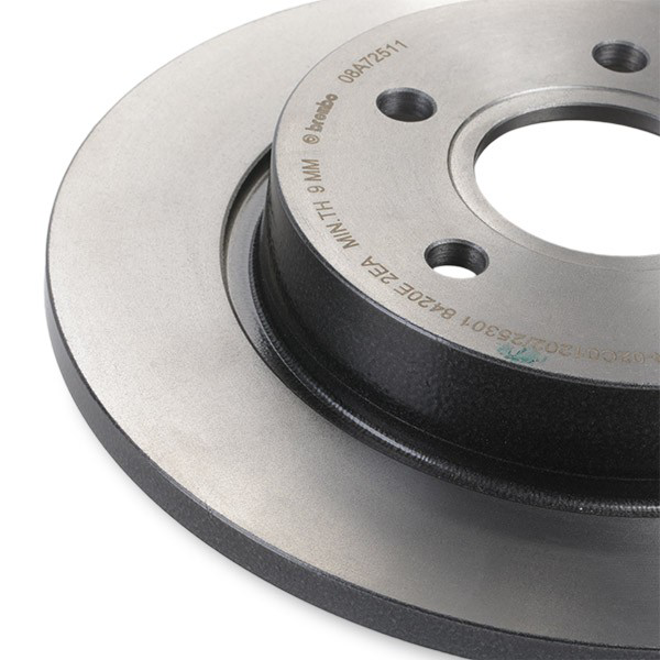 Disco de freno trasero 08A72511 Brembo