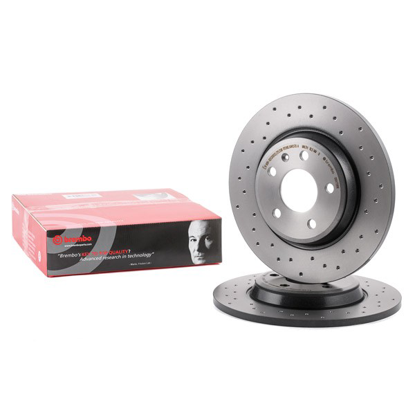 Disco de freno trasero 08A7591X Brembo