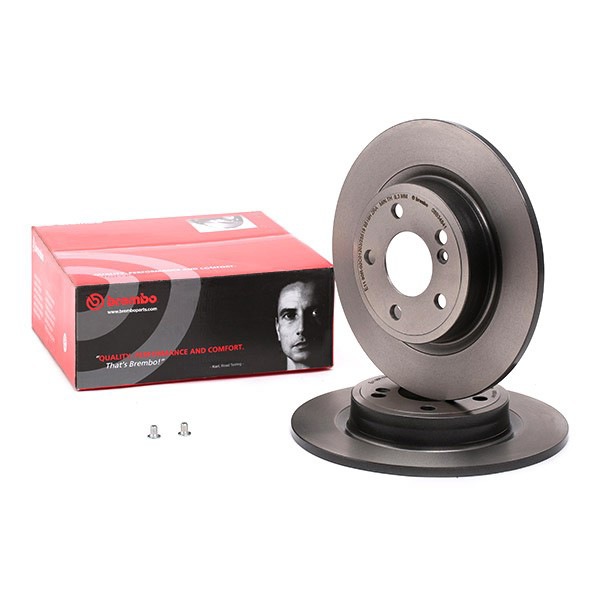 Disco de freno trasero 08B34841 Brembo