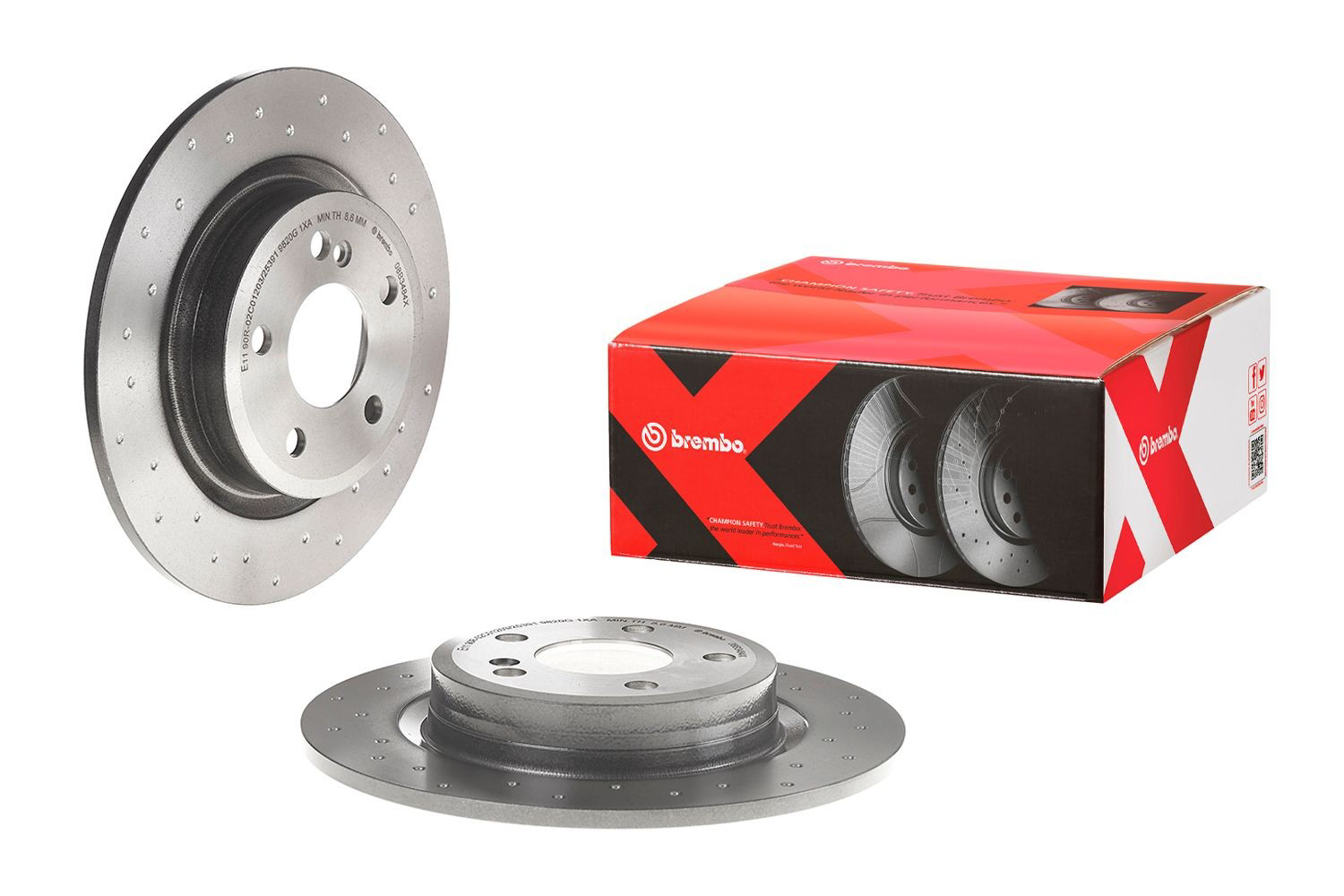 Frenos traseros Brembo 08B3484X