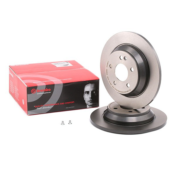 Disco de freno trasero 08C06511 Brembo