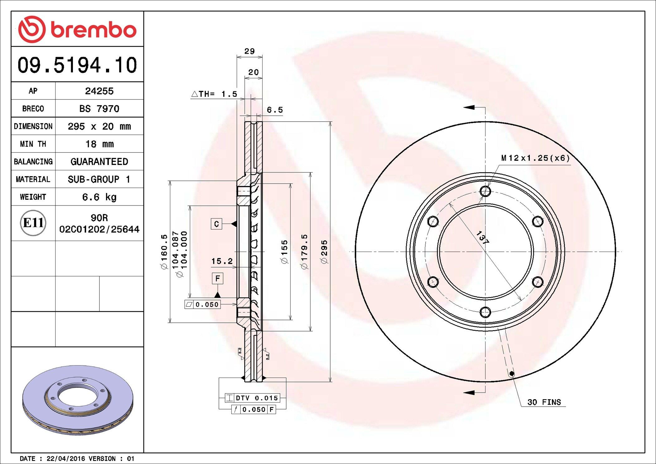 Frenos delanteros Brembo 09519410 precio, desde 38,67 EUR
