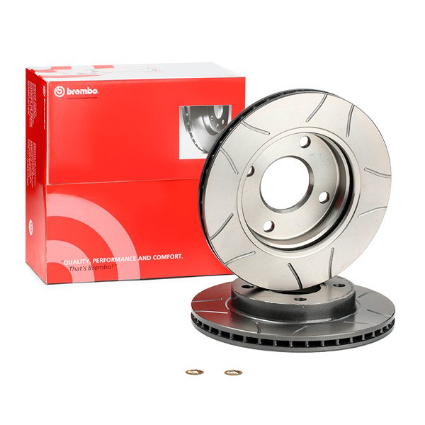 Disco de freno delantero Brembo 09672777