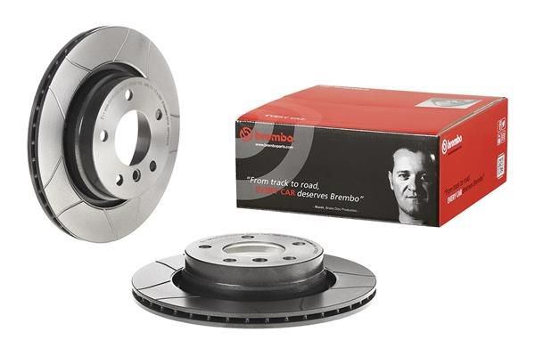 Disco de freno trasero 09770275 Brembo