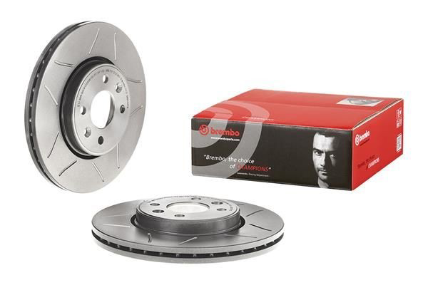 Disco de freno delantero Brembo 09813776