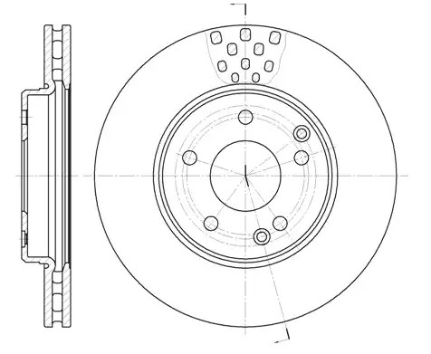 Comprar 09841175 Brembo Freno de disco delantero