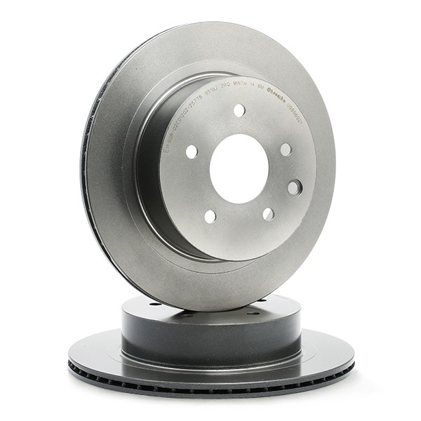 Disco de freno trasero 09896921 Brembo