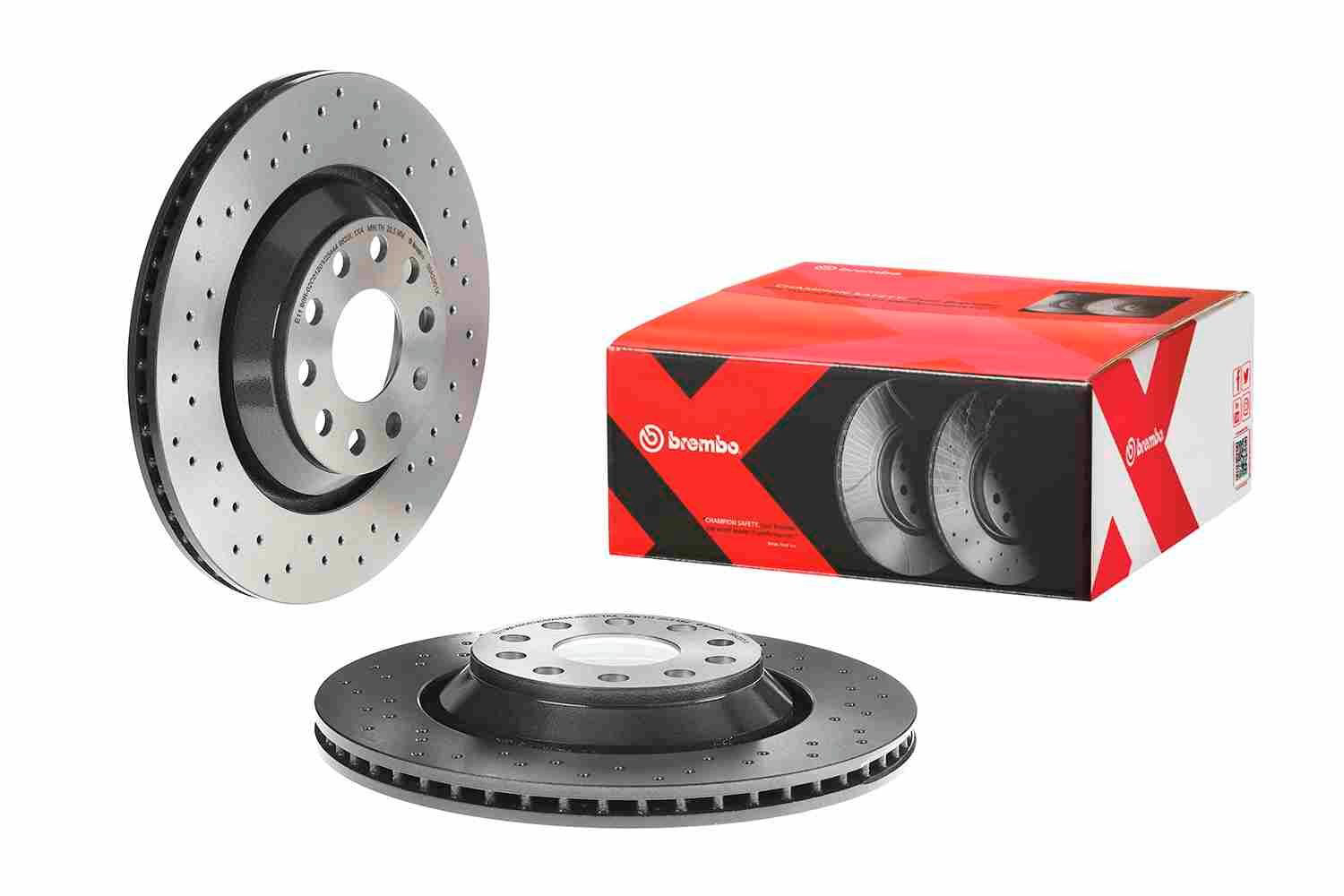 Disco de freno trasero 09A2001X Brembo