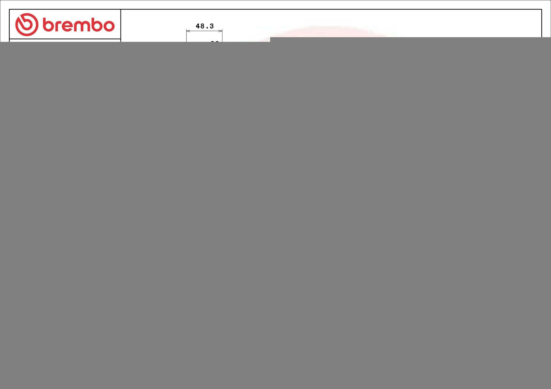 Frenos traseros Brembo 09A20075