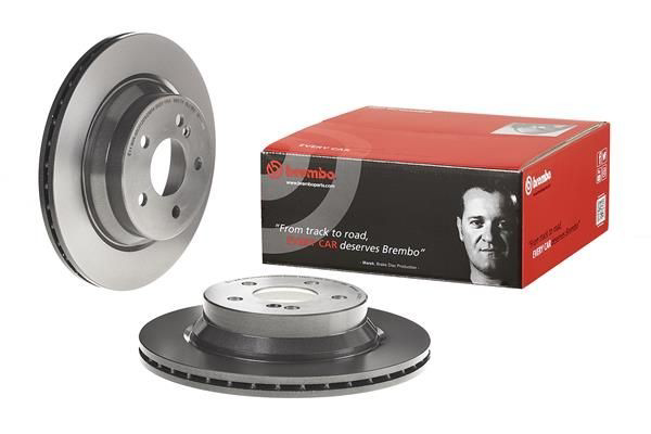 Disco de freno trasero 09A35811 Brembo