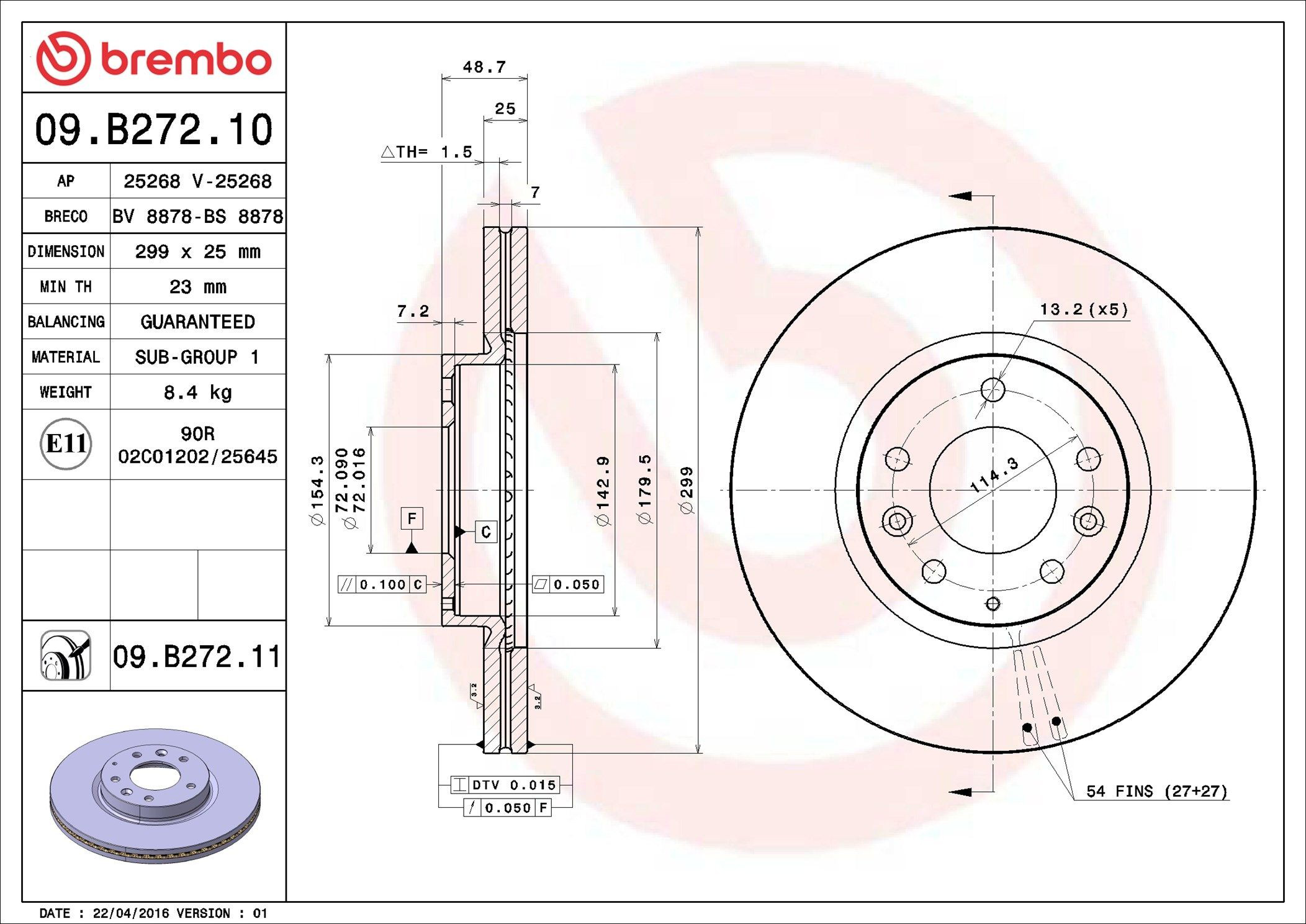 Frenos delanteros Brembo 09B27210 precio, desde 58,65 EUR