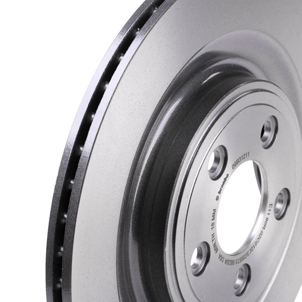 Disco de freno trasero 09B31211 Brembo