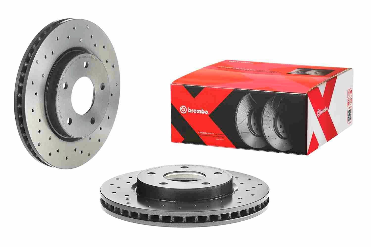 Frenos delanteros Brembo 09B6471X precio, desde 36,62 EUR
