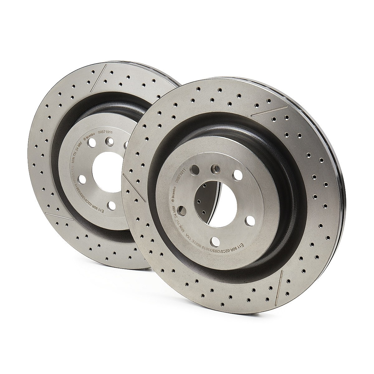 Disco de freno trasero 09B71011 Brembo