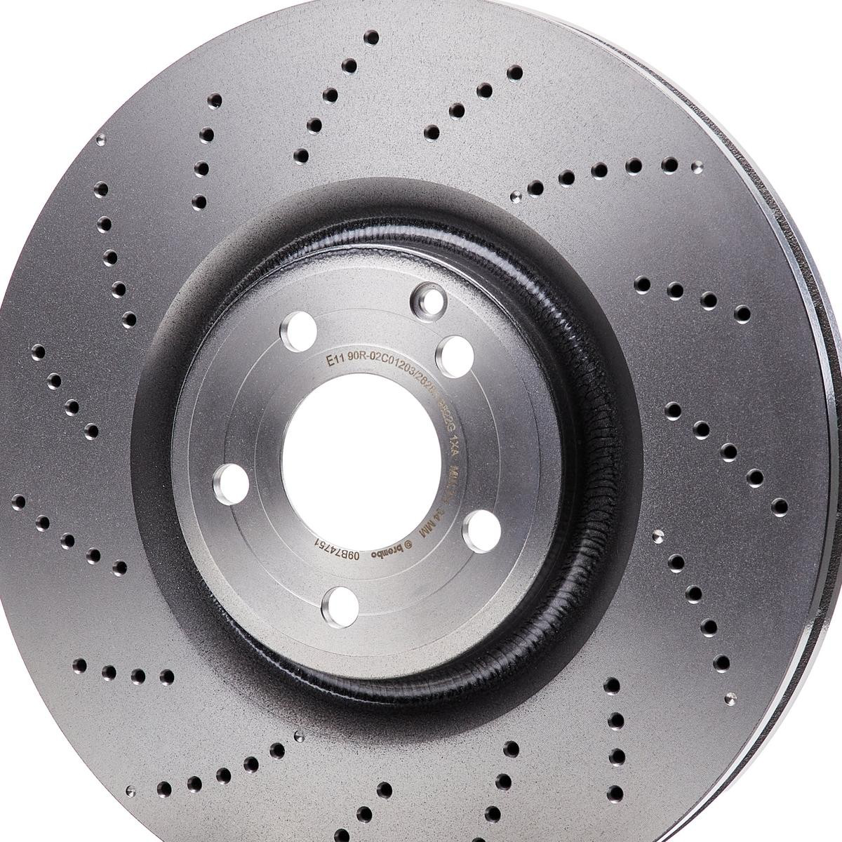 Comprar 09B74751 Brembo Freno de disco delantero