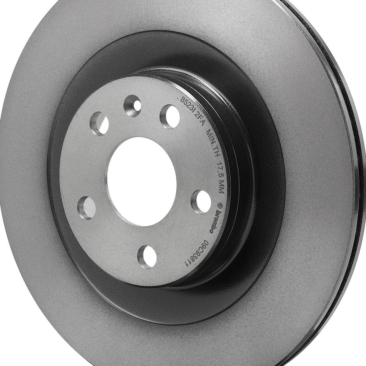 Disco de freno trasero 09C93811 Brembo