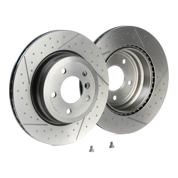 Disco de freno delantero Brembo 09D01711