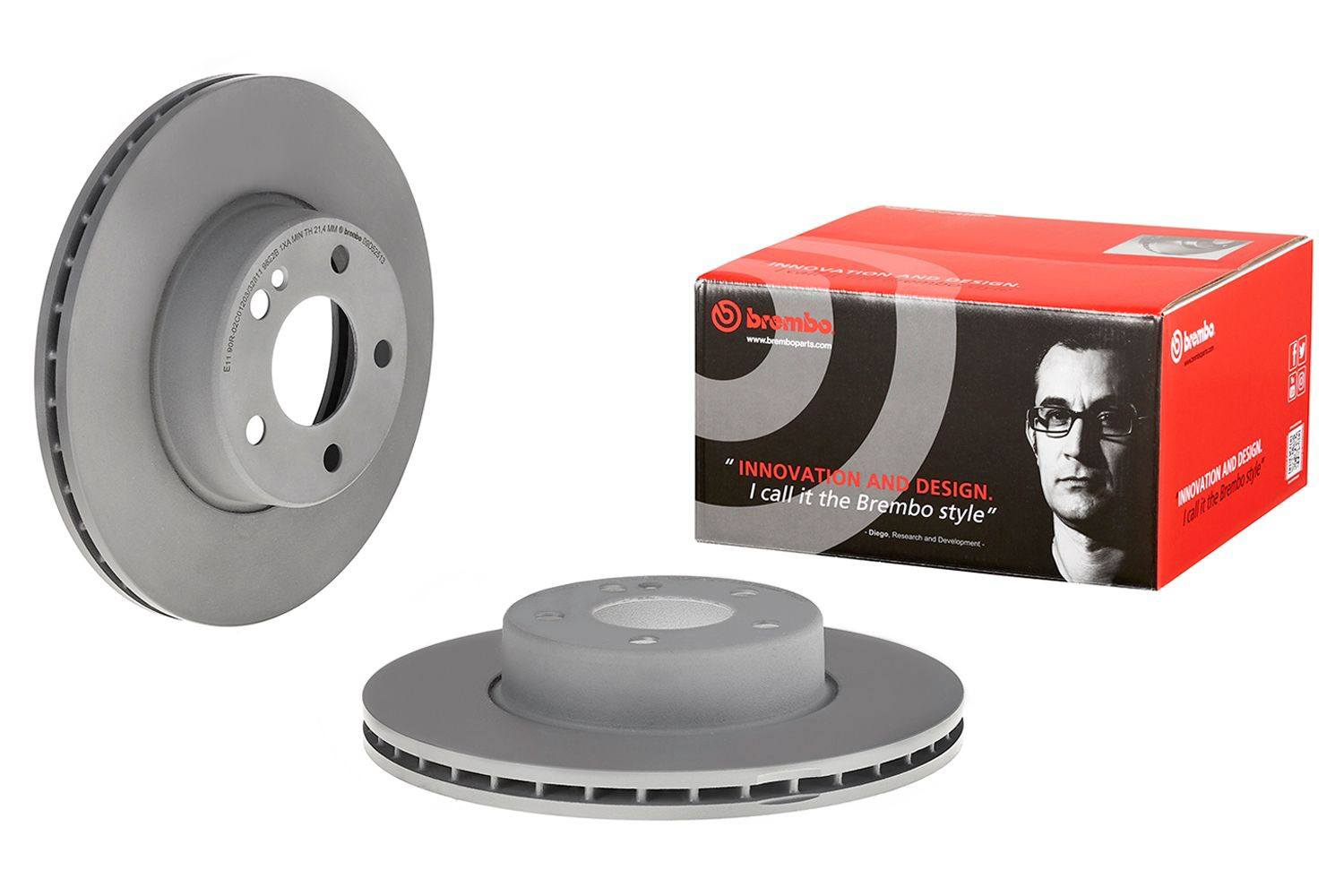 Disco de freno delantero Brembo 09D52513