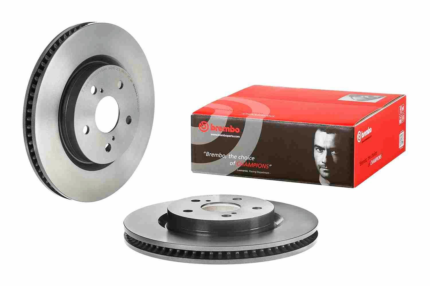 Disco de freno delantero Brembo 09D97911