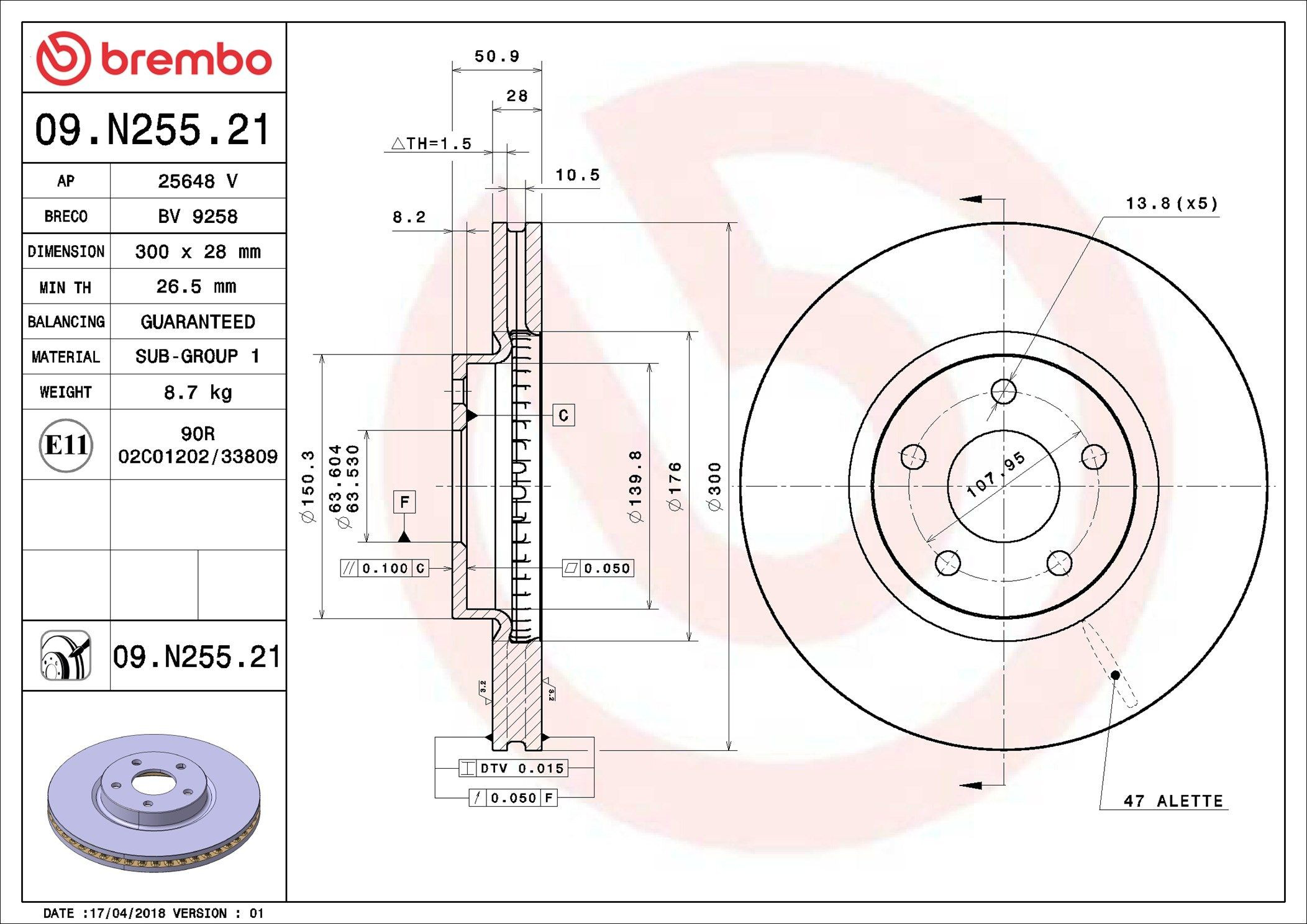 09N25521 Brembo Discos