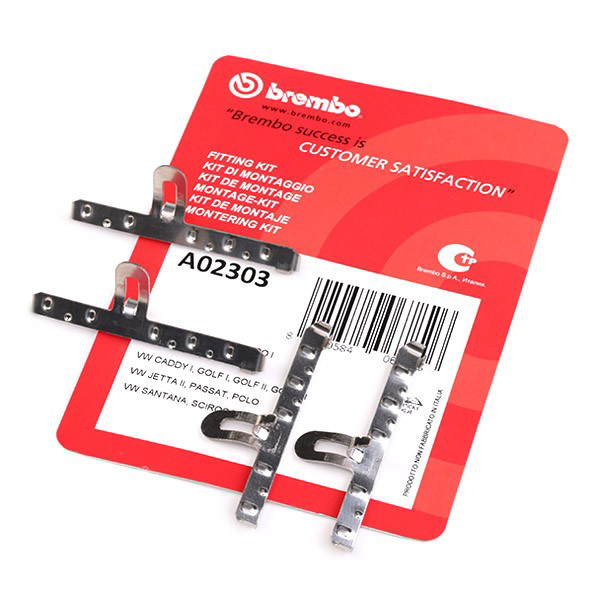 A02303 Brembo Juego de reparación, pastillas de frenos