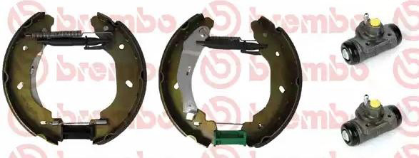 K24068 Brembo Kit frenos, disco de tambor, con cilindros, completo 