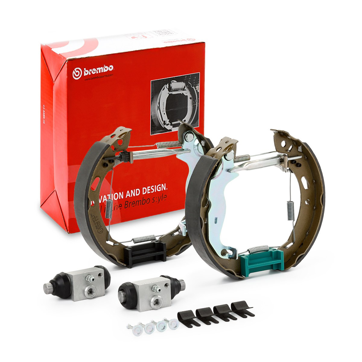 Kit de zapatas de frenos de tambor, con cilindros, completo Brembo K24072 precio, desde 136,41 EUR