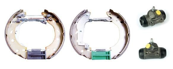 K50005 Brembo Kit frenos, disco de tambor, con cilindros, completo 