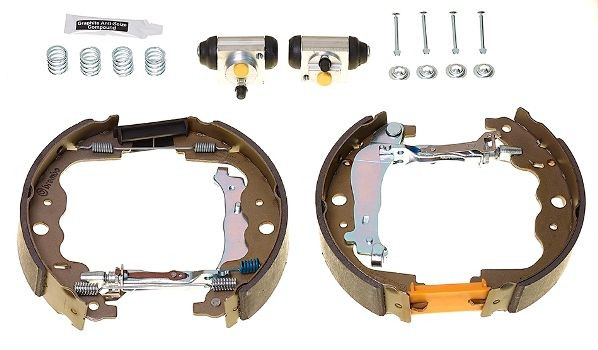 Kit de frenos de tambor, con cilindros, completo K68077 Brembo