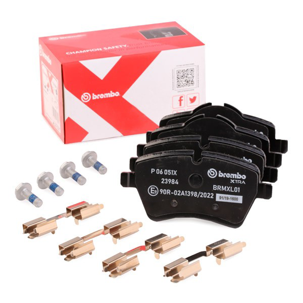 Pastillas freno delanteras Brembo P06051X precio, desde 34,14 EUR
