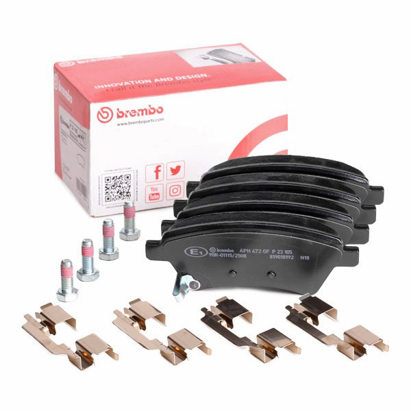 Comprar P23105 Brembo Pastillas delanteras de freno