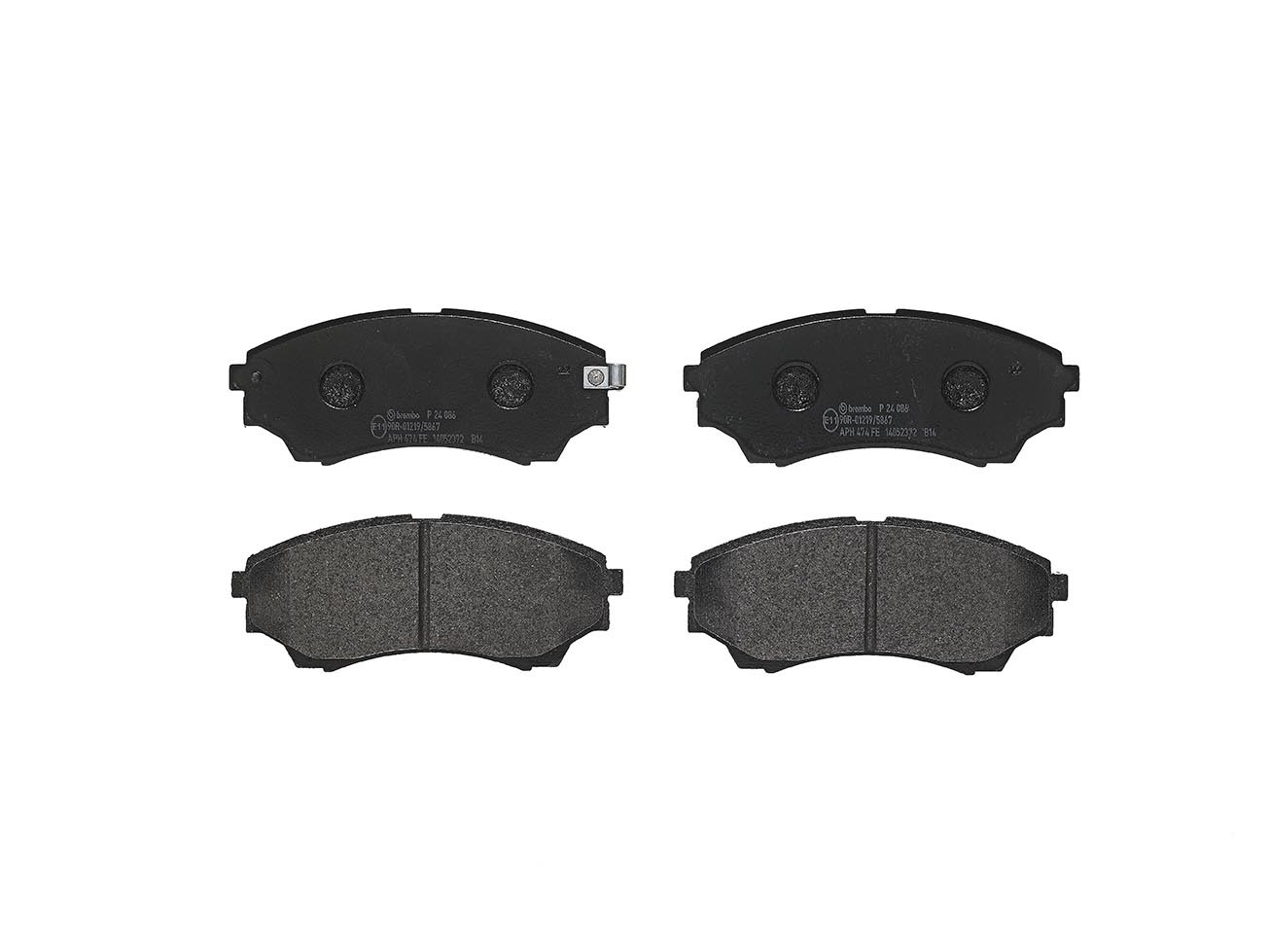 Comprar P24086 Brembo Pastillas delanteras de freno