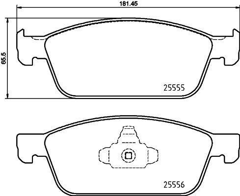 Pastillas de freno delanteras Brembo P24199