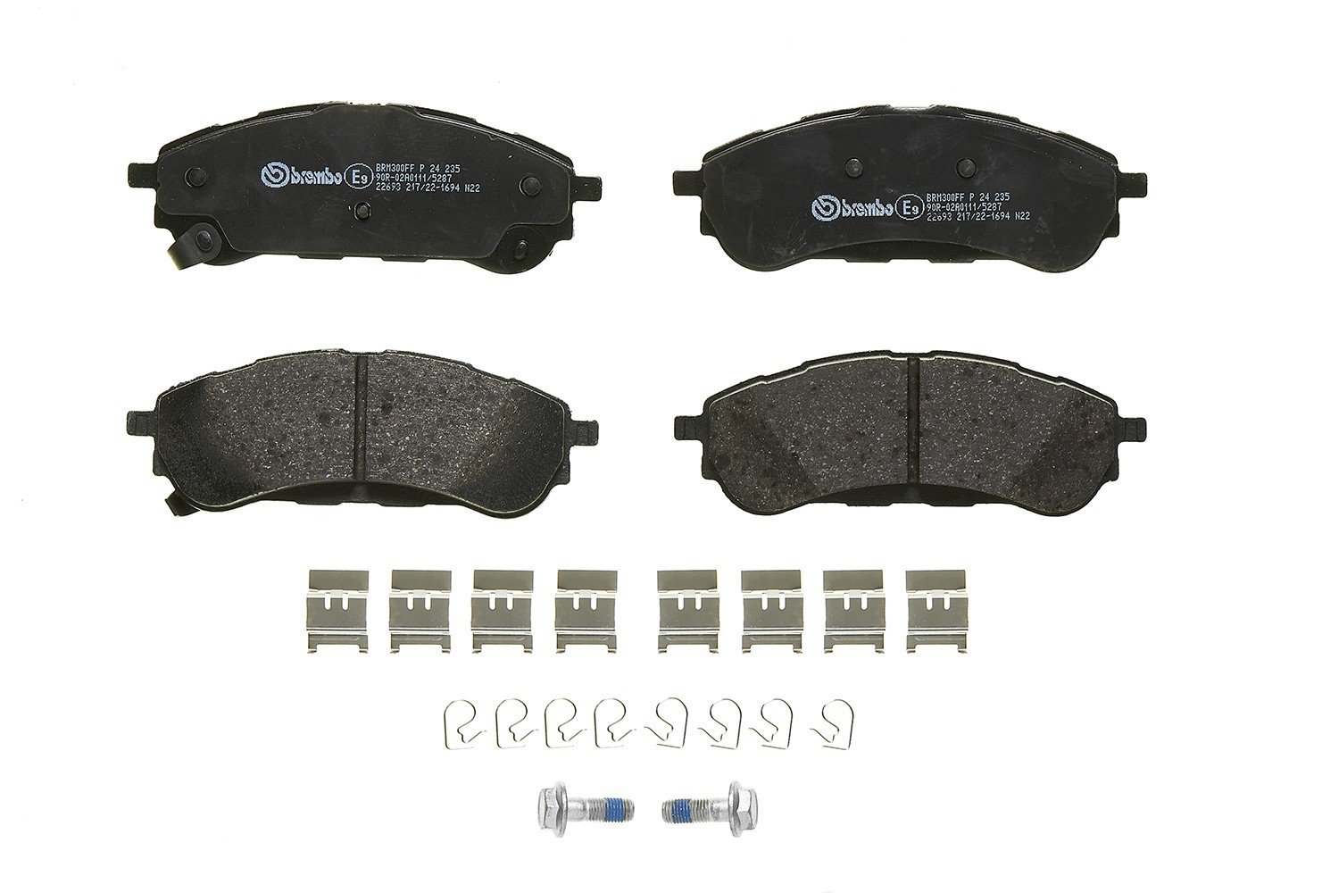 Comprar P24235 Brembo Pastillas de freno traseras