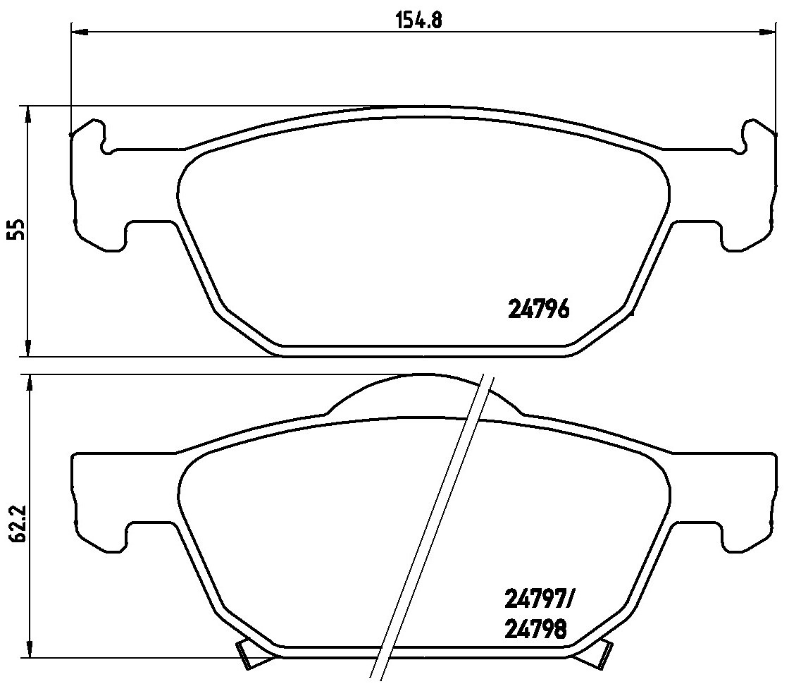 Comprar P28044X Brembo Pastillas delanteras de freno