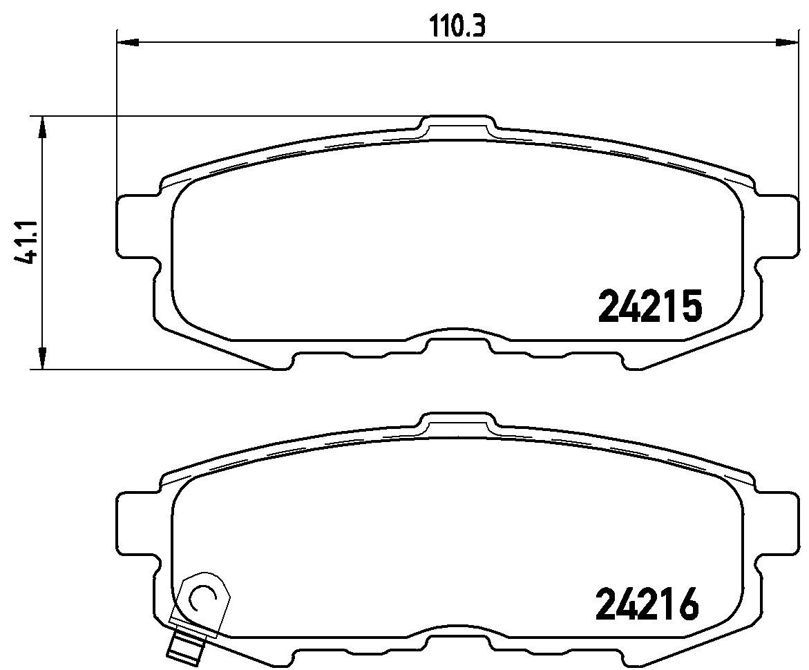 Pastillas traseras de freno Brembo P49042 precio, desde 35,83 EUR