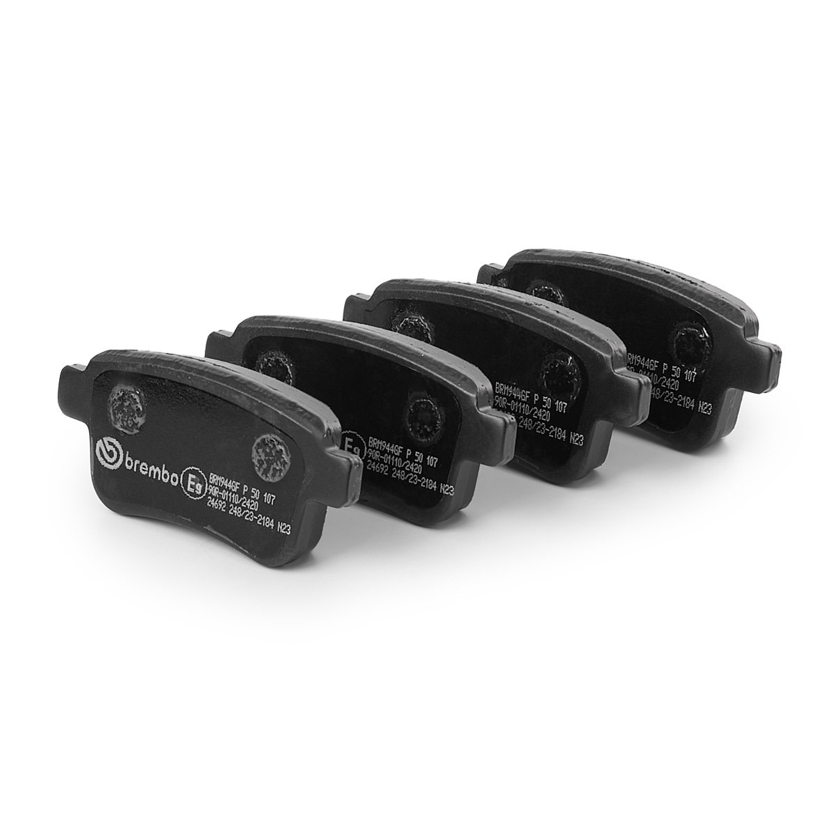 P50107 Brembo Pastillas freno traseras