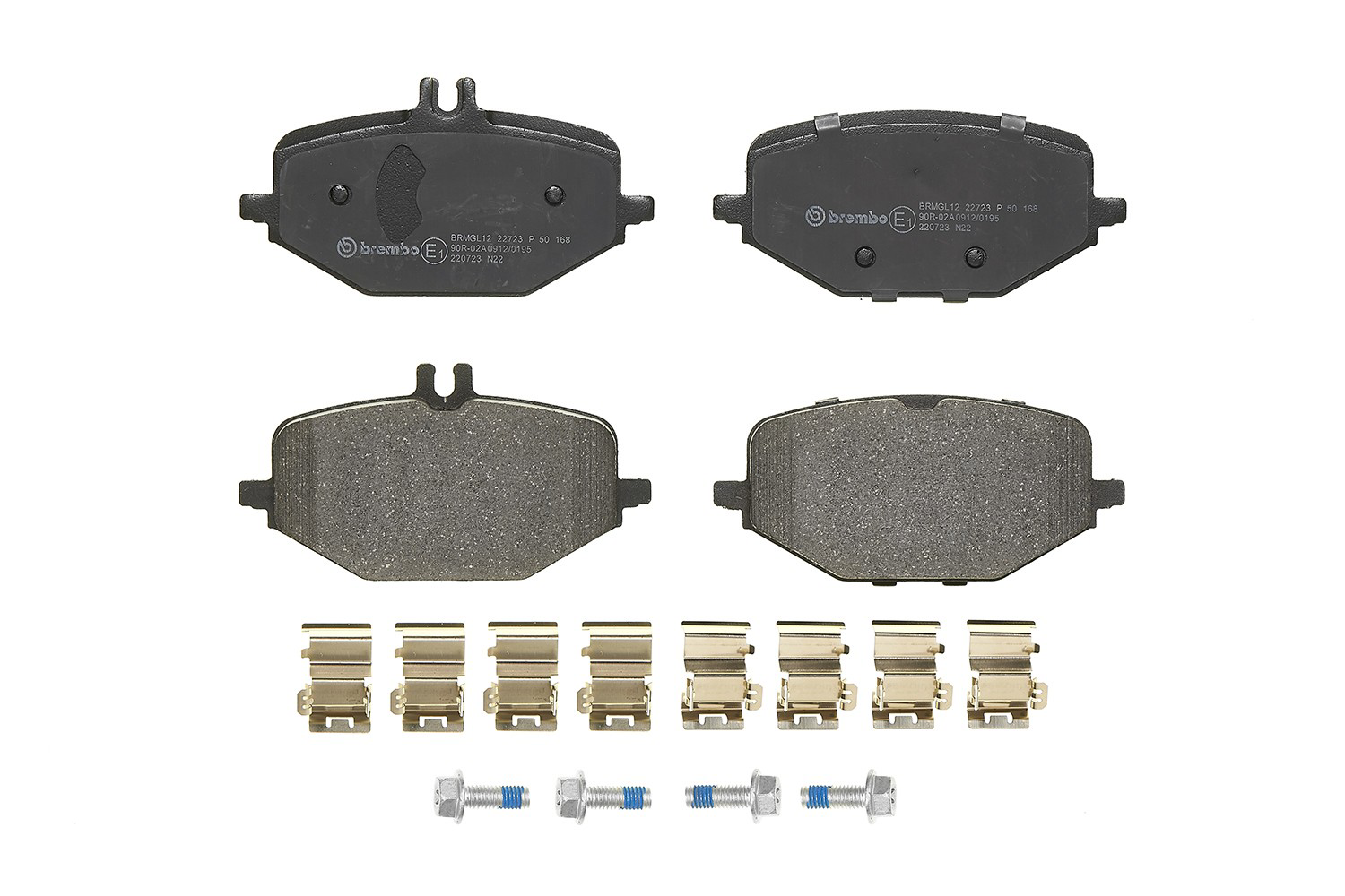 P50168 Brembo Pastillas freno traseras