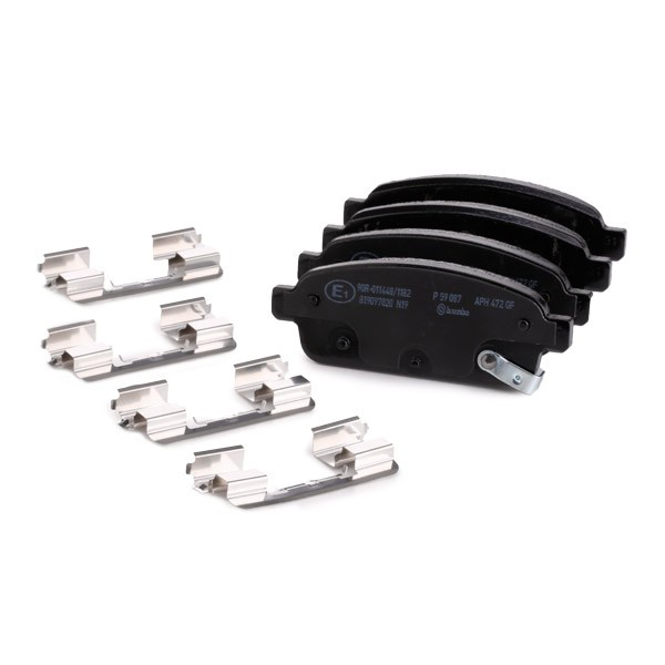 Pastillas traseras de freno Brembo P59087 precio, desde 25,69 EUR