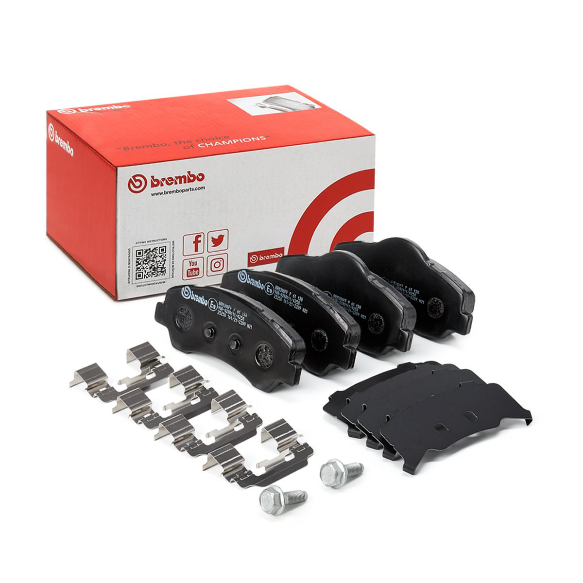 Pastillas freno delanteras Brembo P61138 precio, desde 52,60 EUR