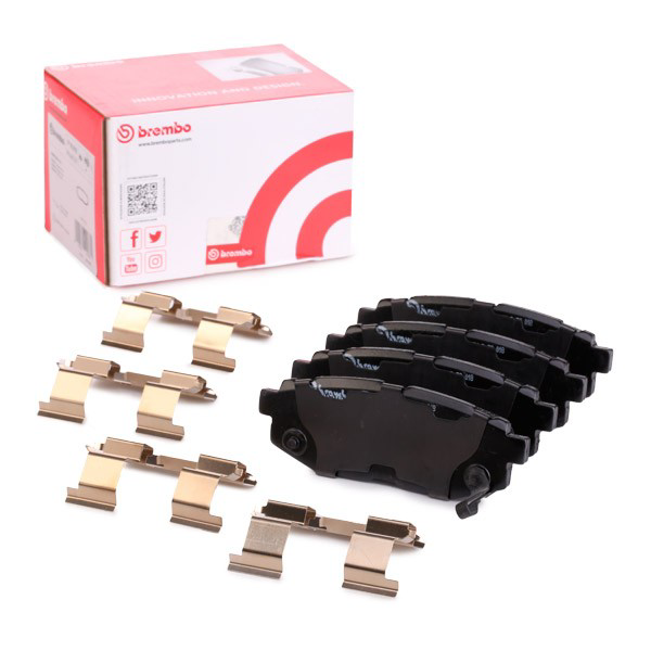 Comprar P78018 Brembo Pastillas de freno traseras