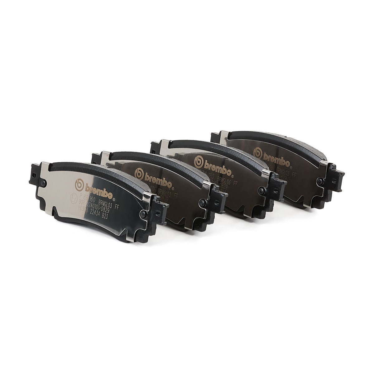 P83160 Brembo Pastillas freno traseras