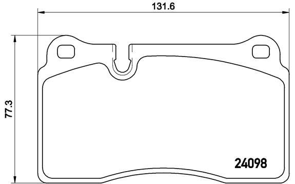 Comprar P85110 Brembo Pastillas delanteras de freno