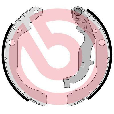 S68549 Brembo Zapatas de freno de tambor traseras