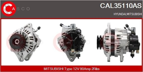 CAL35110AS Casco Alternador de coche