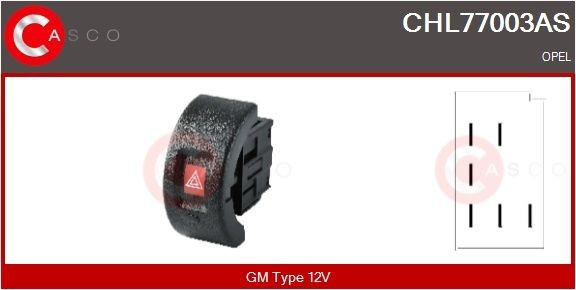 Interruptor warning para Opel Astra G F69