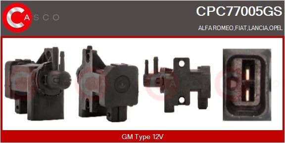 Válvula solenoide de control de presión de sobrealimentación 55228986 VAG