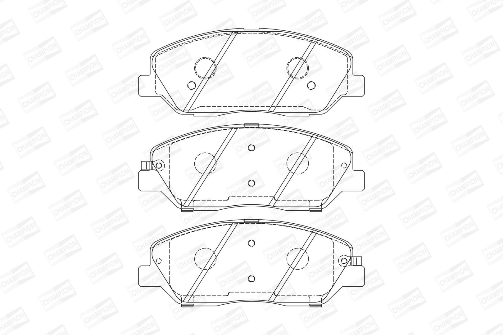  Pastillas de freno Hyundai Santa Fe 2