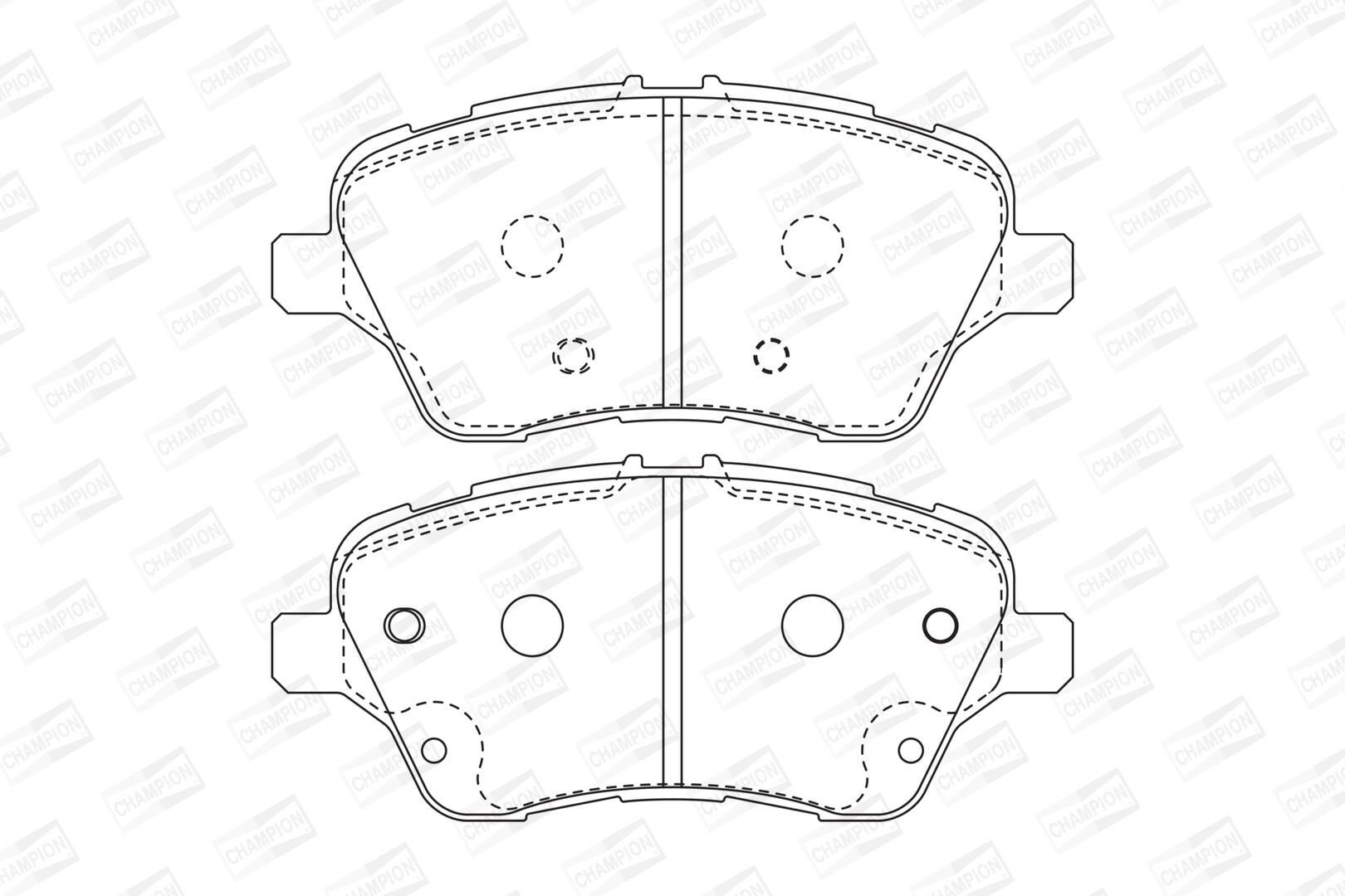 Pastillas de freno delanteras Ford Fiesta Mk6